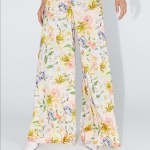 ZARA Floral Print Trousers